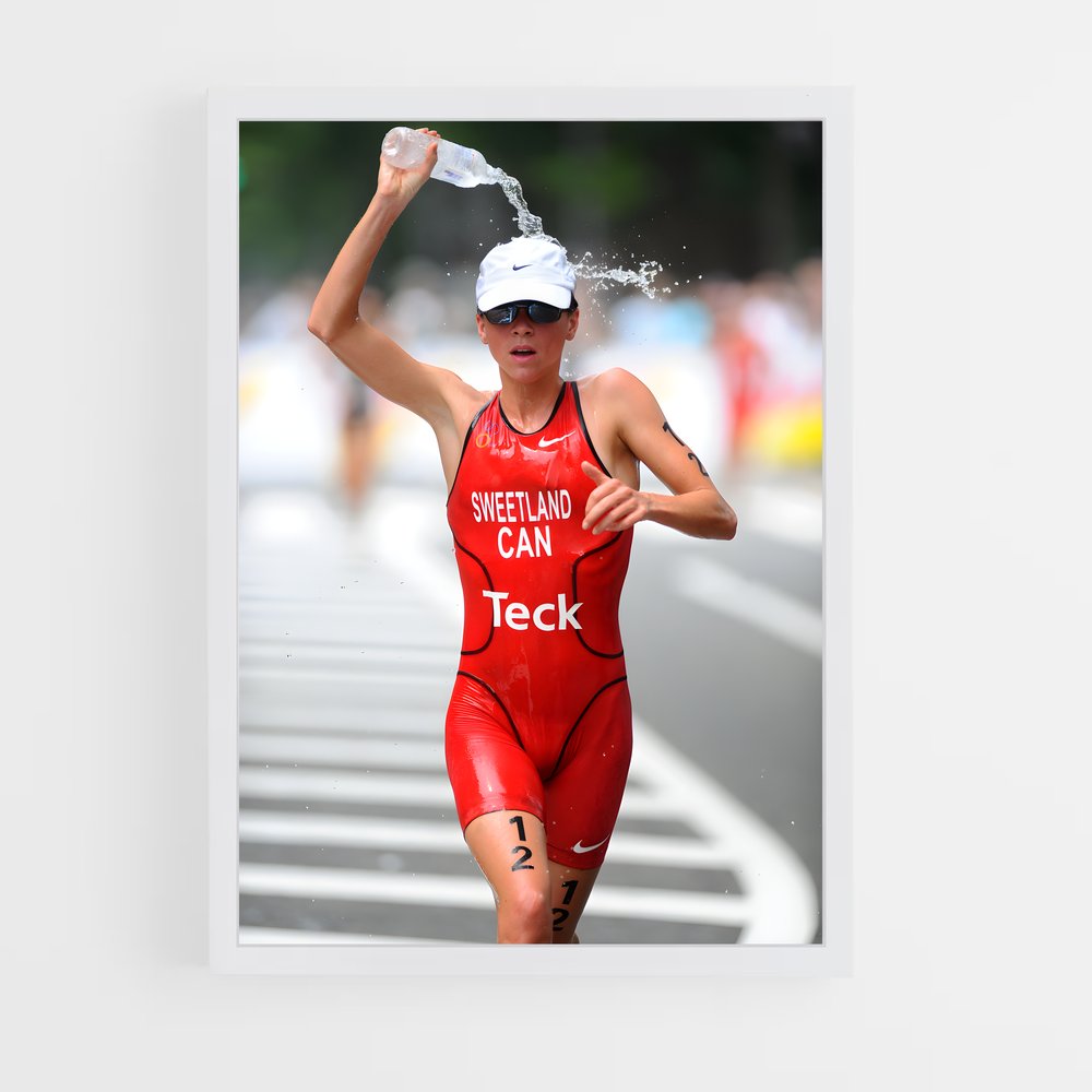 Poster World de triathlon – affiche Athlétisme (vue 3)